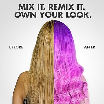 Amazon.com : got2b Color Remix Semi-Permanent Hair Color, Purple