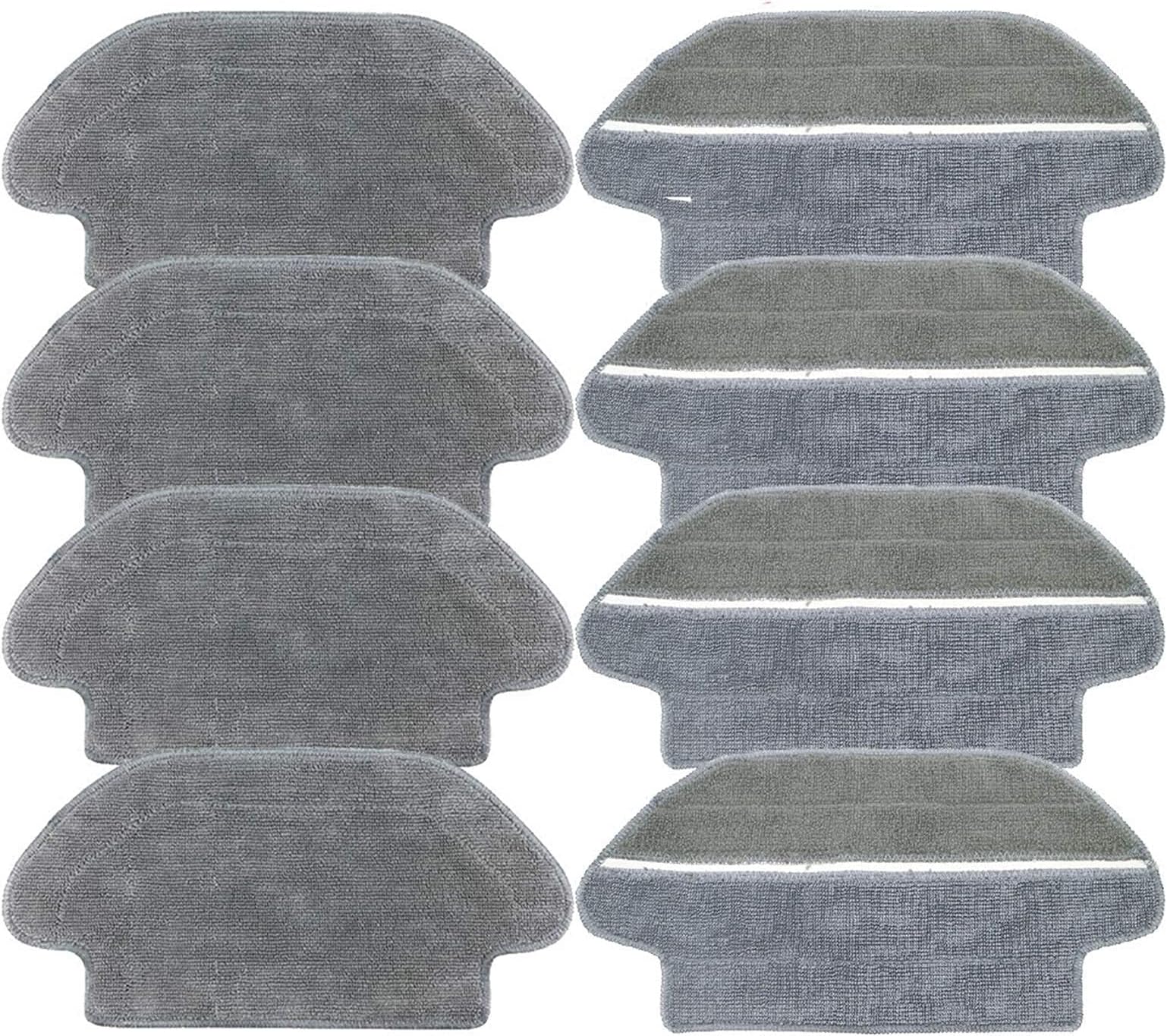 De Galen Replacement Parts Cleaner Fitting Mop Inserts fit for Viomi V2 V-RVCLM21B mijia STYJ02YM Series Robot Cleaner Fitting Fabric mop Insert kit (Color : Grey) Accessories (Color : Light Grey)