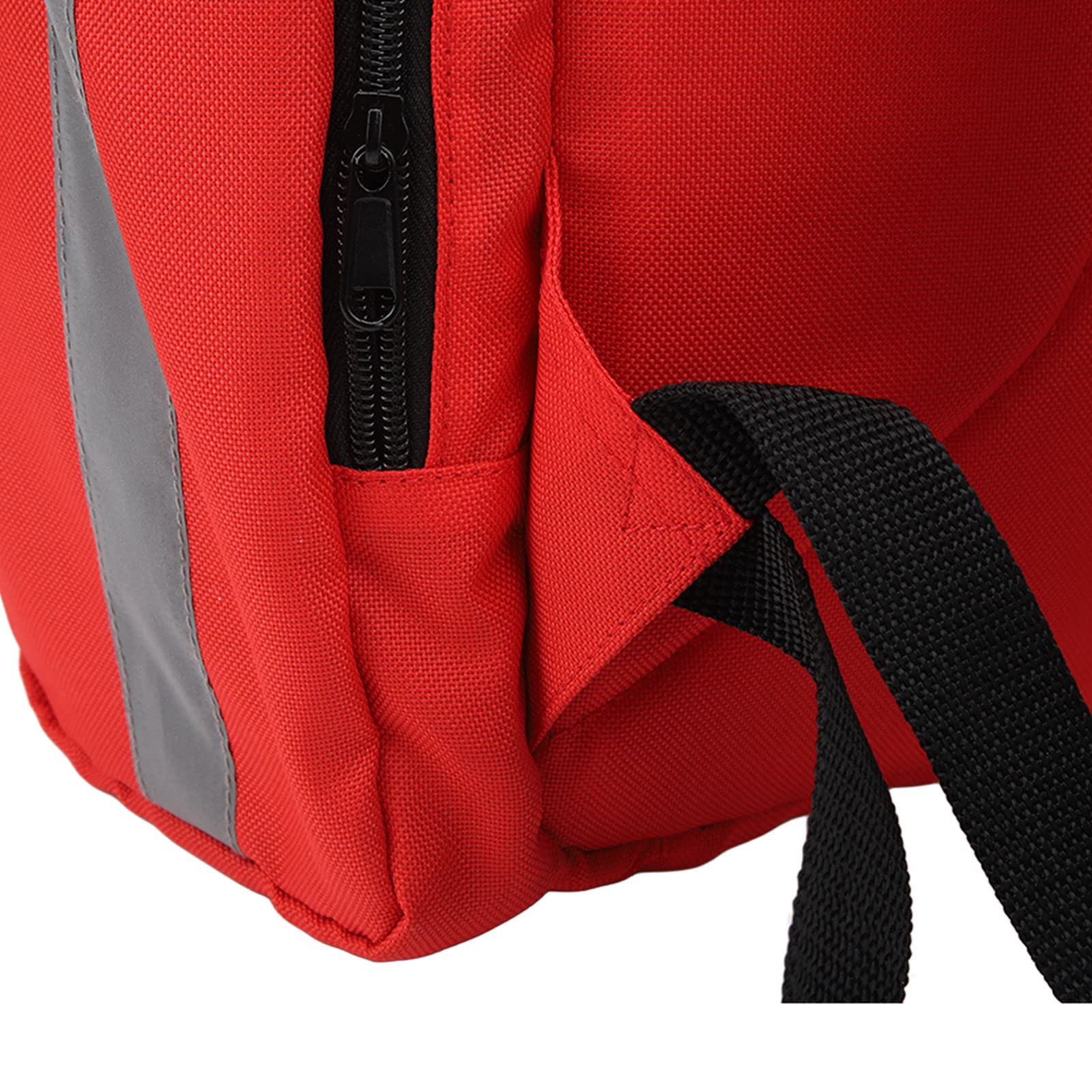 Vbestlife Bolsa de Bombero Roja, Bolsa de Primeros Auxilios de Gran Capacidad, Mochila Médica de Emergencia Duradera para Viajes, Camping, Senderismo, Coche, Océano (Vbes