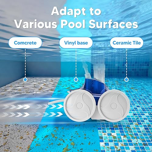 Miniatura 6 de Funmit Limpiador de piscinas - Pieza de repuesto para neumáticos multiusos, compatible con Polaris 280 360 180 380 C10 C-10, paquete de 3