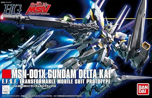 Bandai Hobby 148 - Figura de acción de Gundam Delta Kai de alto grado universal Century 1144
