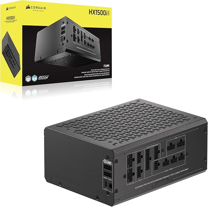 Fuente Corsair HX1500i SHIFT 1500W Modular ATX 3.1 miniatura 10