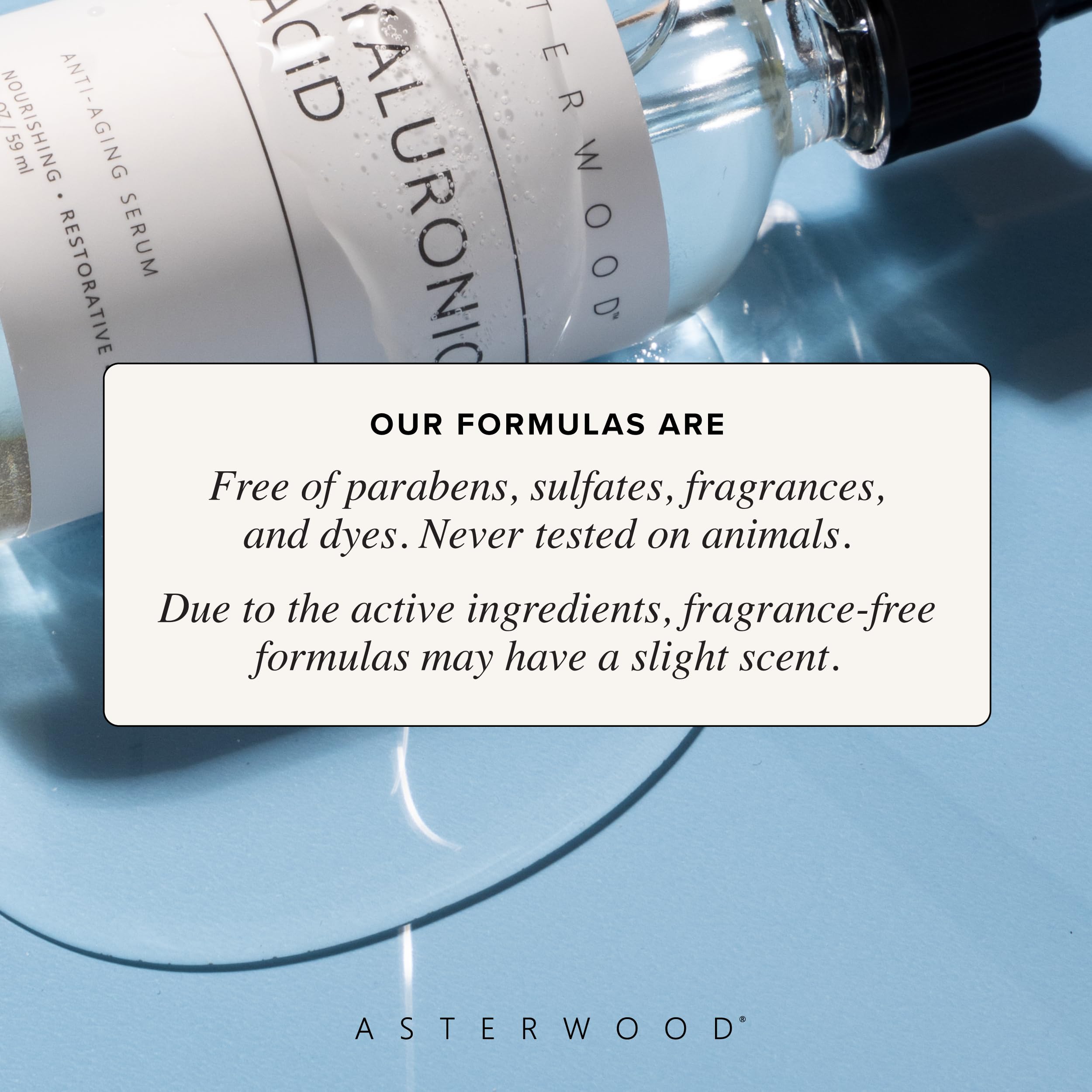 Asterwood Pure Hyaluronic Acid Serum for Face, Anti-Aging & Hydrating