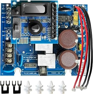 GLX-PCB-RITE Main Circuit Board & GLX-PCB-DSP Display Board Compatible with Hayward Goldline Aqua Rite Salt Chlorine Generators – Replacement for T-15, T-9, T-5, T-3 Salt Cells - Blue