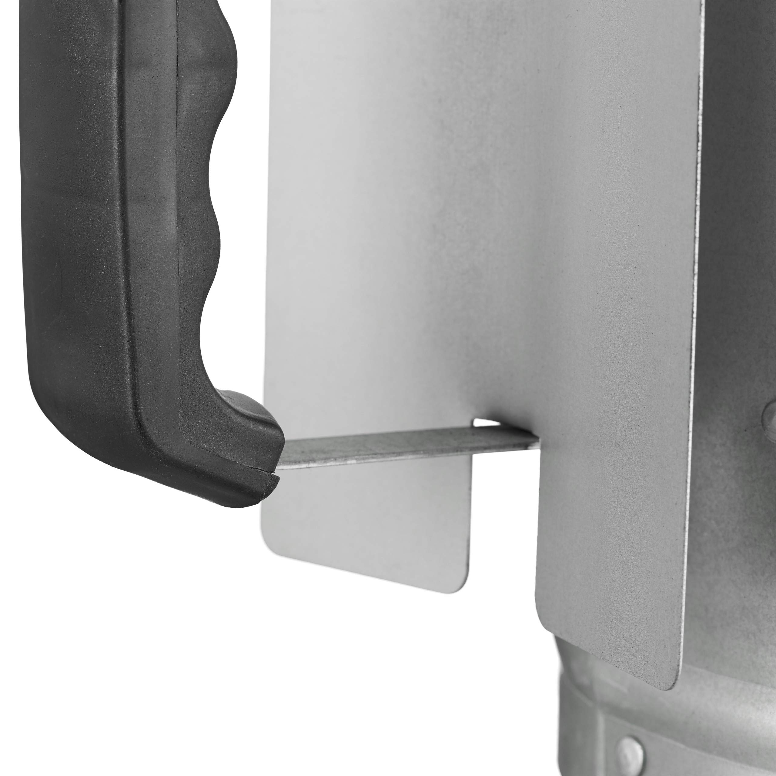 Relaxdays Cheminée d’allumage charbon acier allume feu barbecue HxD 27 x 16 cm grill starter argent