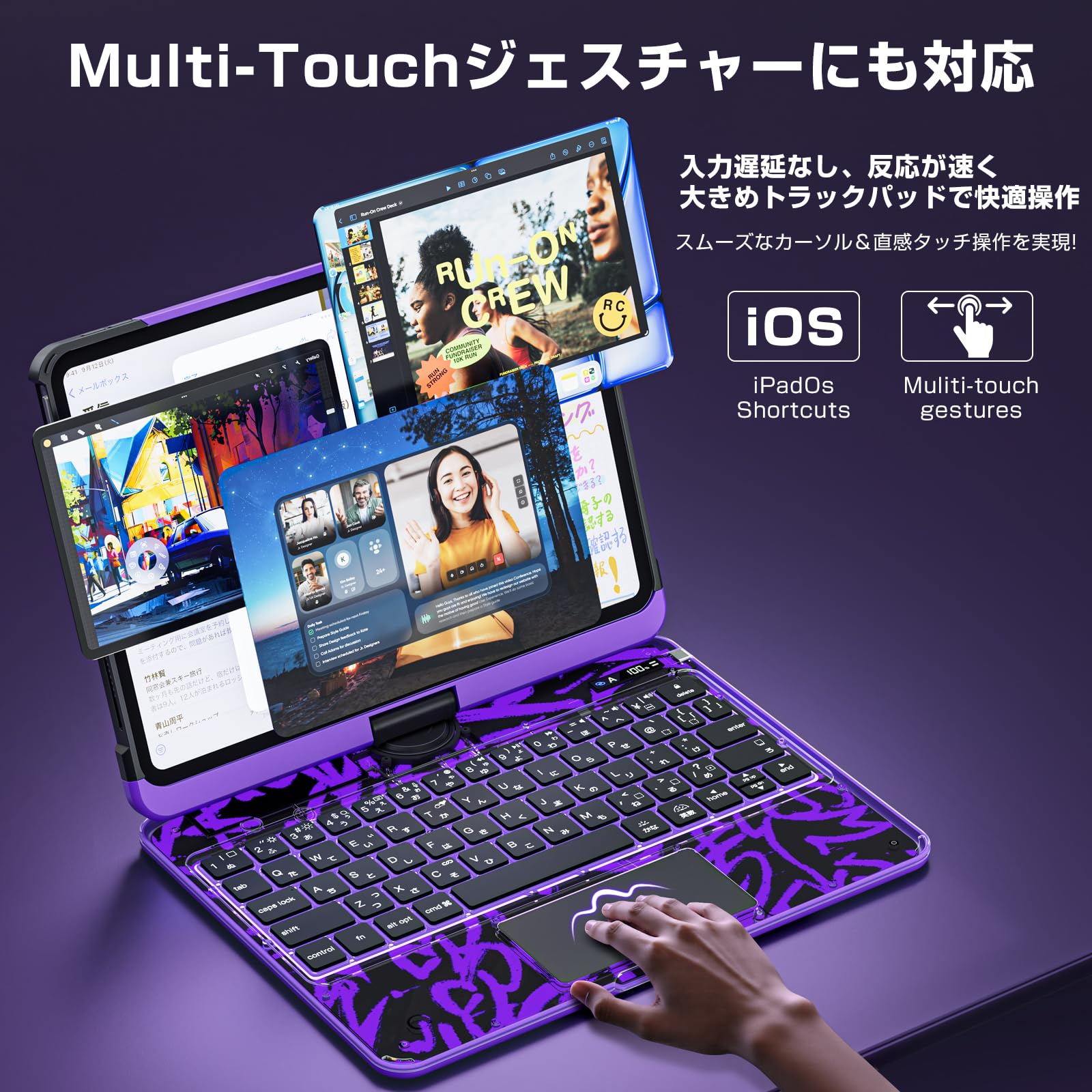 Sencela 2025 ipadキーボード トラックパッド搭載 Amazon.co.jp: Sencela 2025新登場 iPad Pro 13インチ（M4 2024