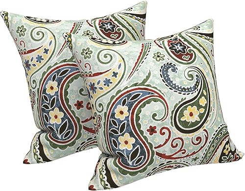 Miniatura 18 de LVTXIII - Juego de fundas para cojines de sofá, patio o sillón de exteriores, cuadradas y decorativas, 2 unidades de 16" x 16", sin relleno