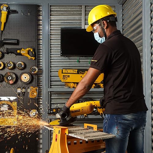 Miniatura 10 de Dewalt Amoladora angular resistente DWE496 de 2600 W, 9.055 in, 220 voltios (enchufe indio)