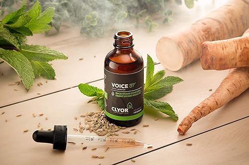 Miniatura 6 de CLYOR Voice37 - Remedio de voz de Singers - Paquete de 2 fórmula de refuerzo vocal a base de hierbas naturales para lubricar calmar y aliviar la
