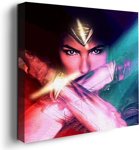 Miniatura 41 de Flassh by Mavis Print: decoración de pared de 18 x 24 pulgadas de DC Comics | Arte de pared impreso en HD y enmarcado de madera | Decoración de