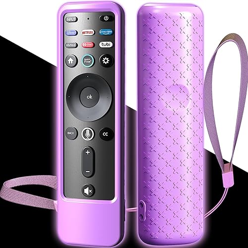 Vista 8 de Funda para VIZIO XRT260 Smart TV Control remoto Funda de silicona con cordón que brilla en la oscuridad azul Azul-cielo,Verde,No brillo negro,Rojo