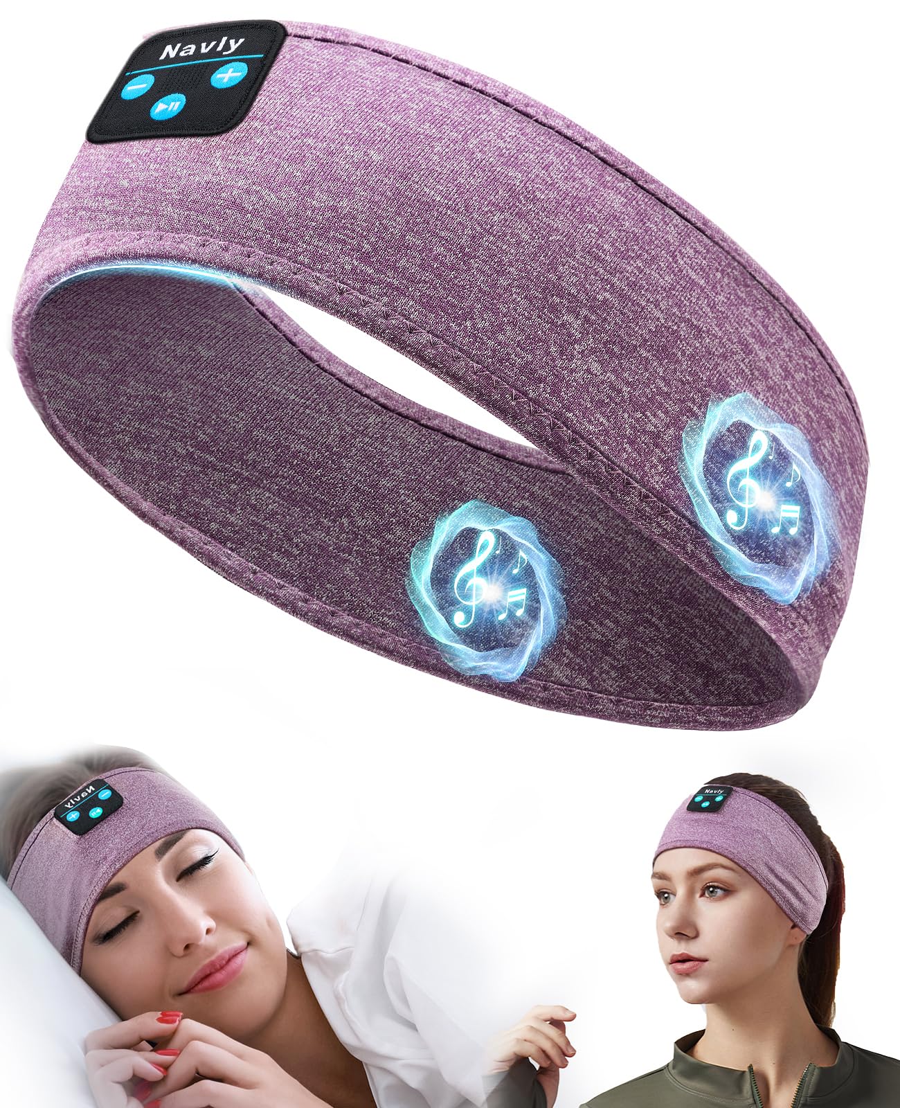 Navly Sleep Headphones Bluetooth Headband Headphones