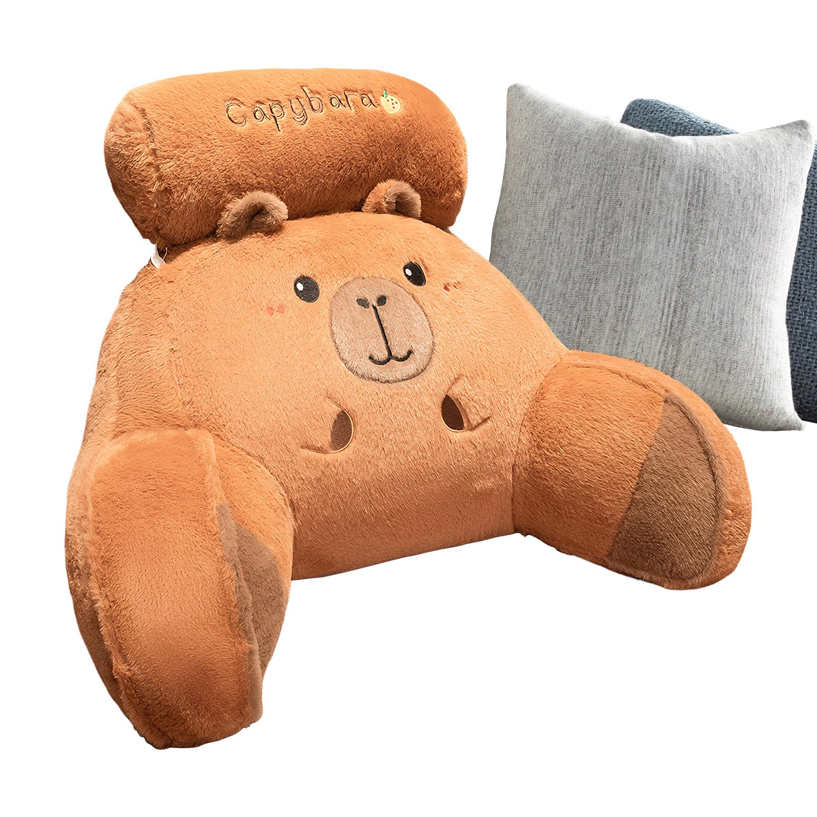 Coussin dorsal Capybara Teksome pour lire au sol et se relaxer devant la TV