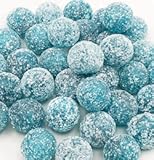 Mega Sour Raspberry Bombs 250 gram bag &lpar;1&sol;4 kilo&rpar; by Barnetts
