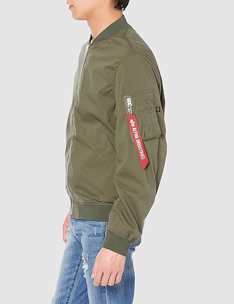 優良配送 - ☆新品☆ALPHA ライトMA-1 ペーパータッチ セージグリーン