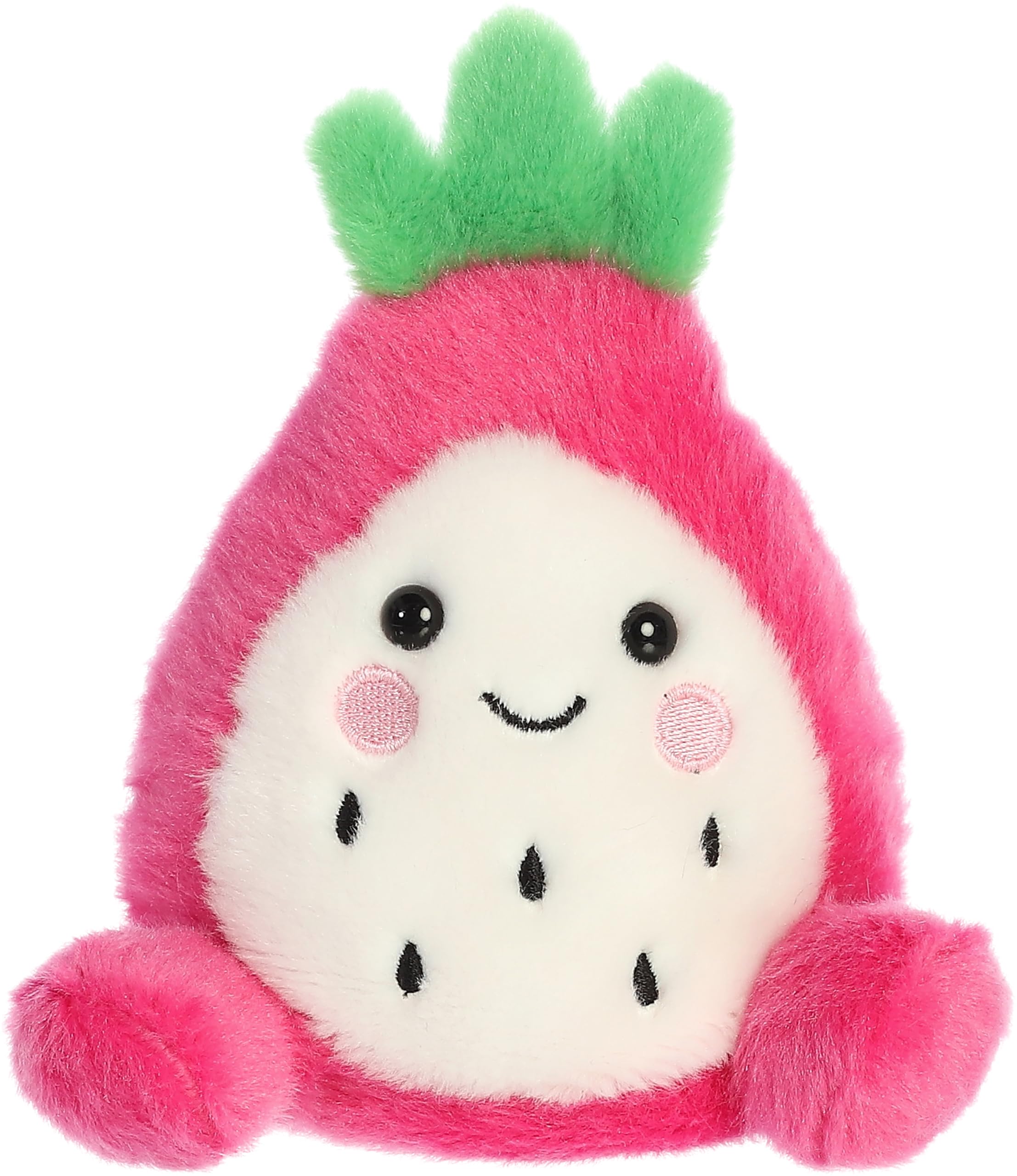 Aurora Adorable Palm Pals Rhys Dragon Fruit Stuffed Animal - Pocket-Sized Play - Collectable Fun - Pink 5 Inches