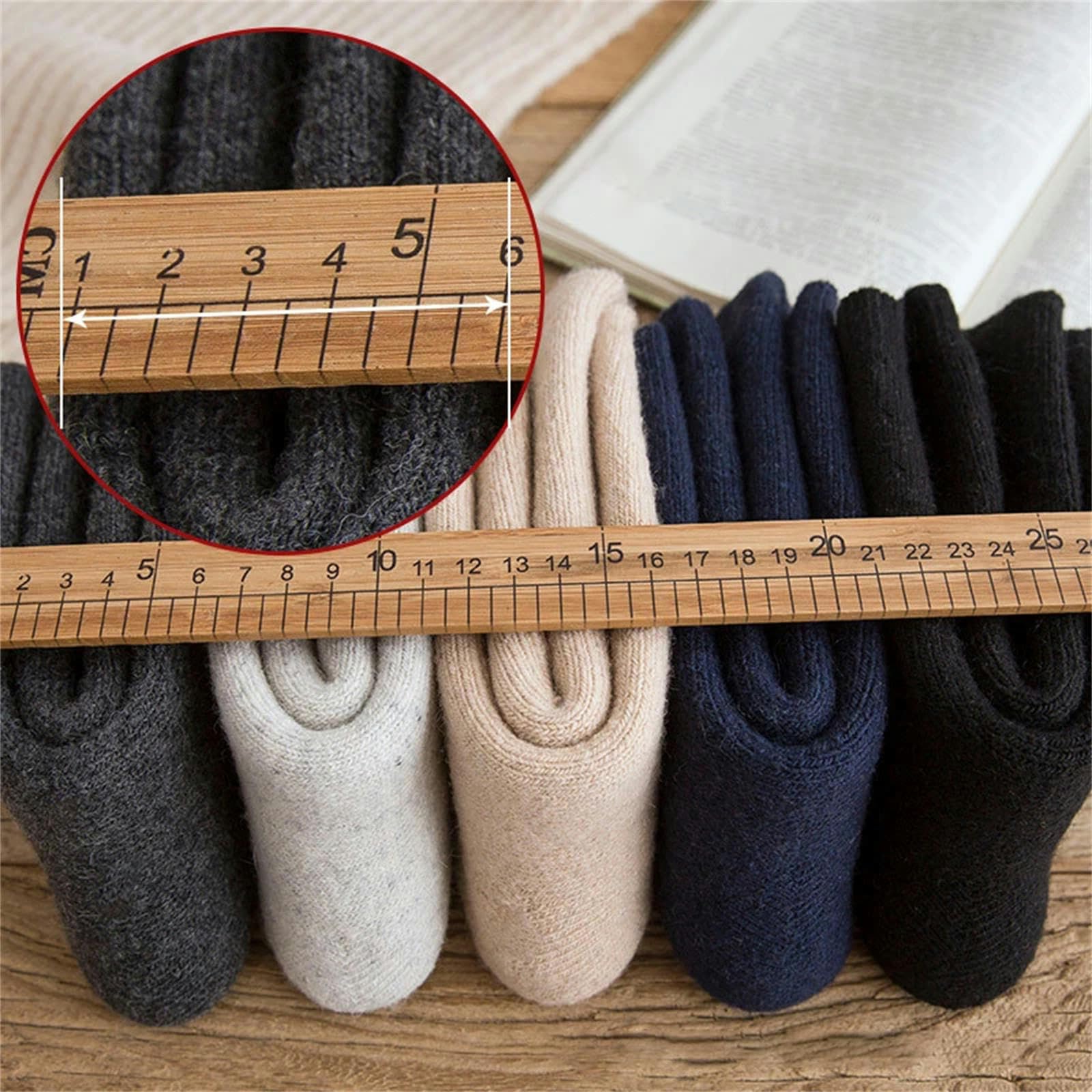 Calcetines Hombre Hombres Womensocks Parejas Color Sólido Gran Tamaño Heavy Invierno Engrosado Terry Socks