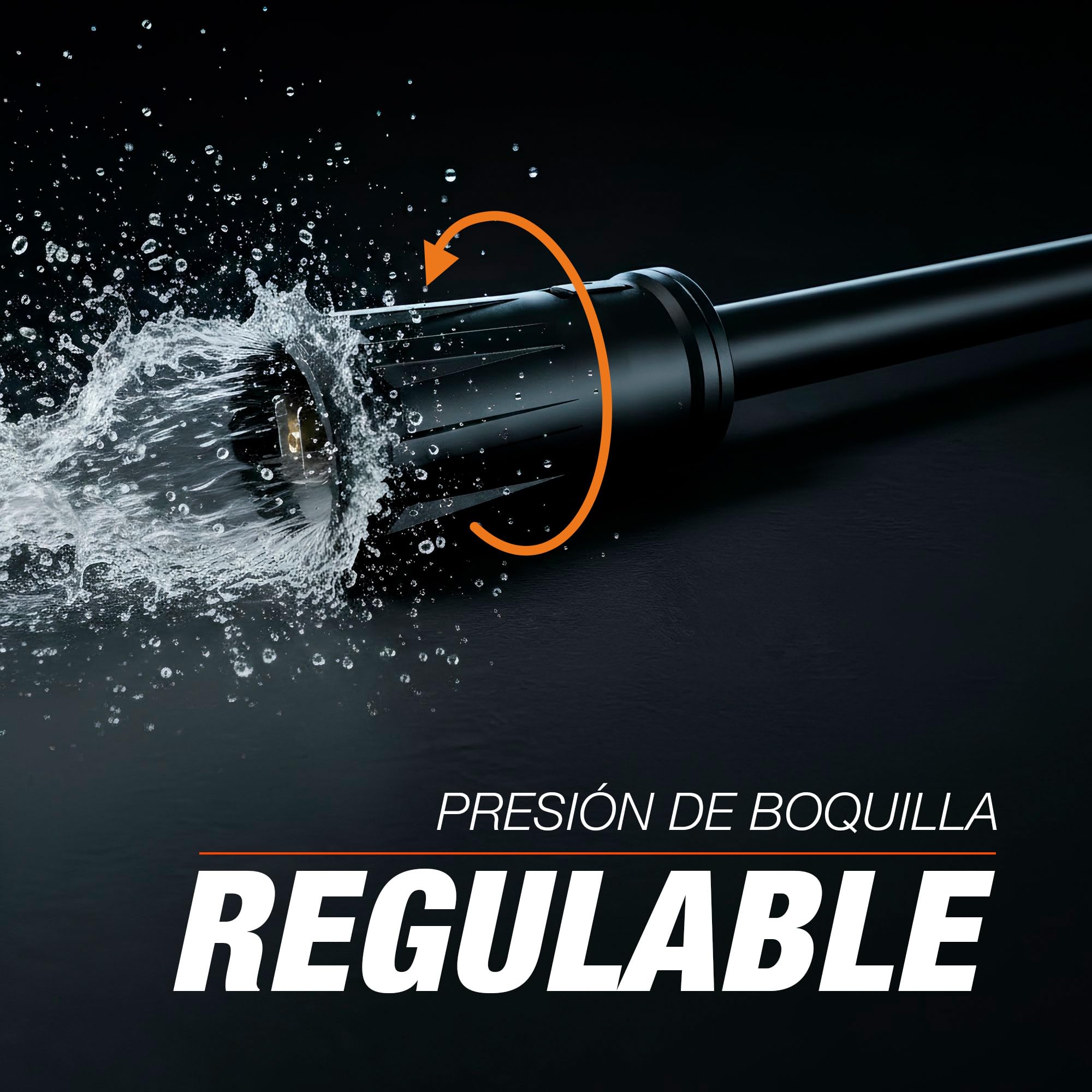 Altuna Hidrolimpiadora a Batería 21V – Pistola a Presión 40 Bar – Bomba de Aluminio – Toma de Agua Desde Manguera, Grifo, Tanque, Cubo – Paro Automático TSS – Limpieza Exterior, Coche y Terraza –AH01