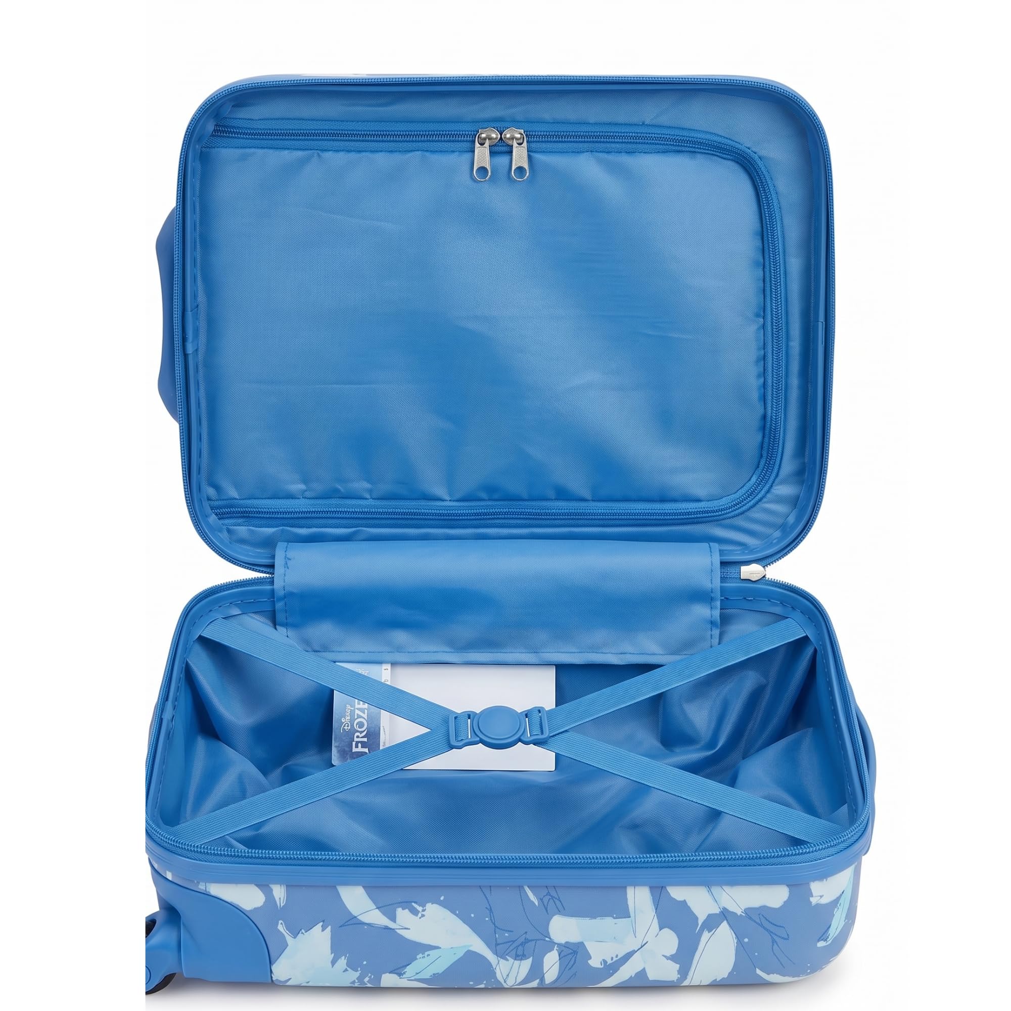 Trolley Rigido Frozen Anna Olaf, Valigia da Viaggio Disney per Bambini, Bagaglio a Mano Resistente e Leggero in ABS con Manico Telescopico Regolabile e 2 Ruote 23L, 42x19,5x29 cm, Multicolor