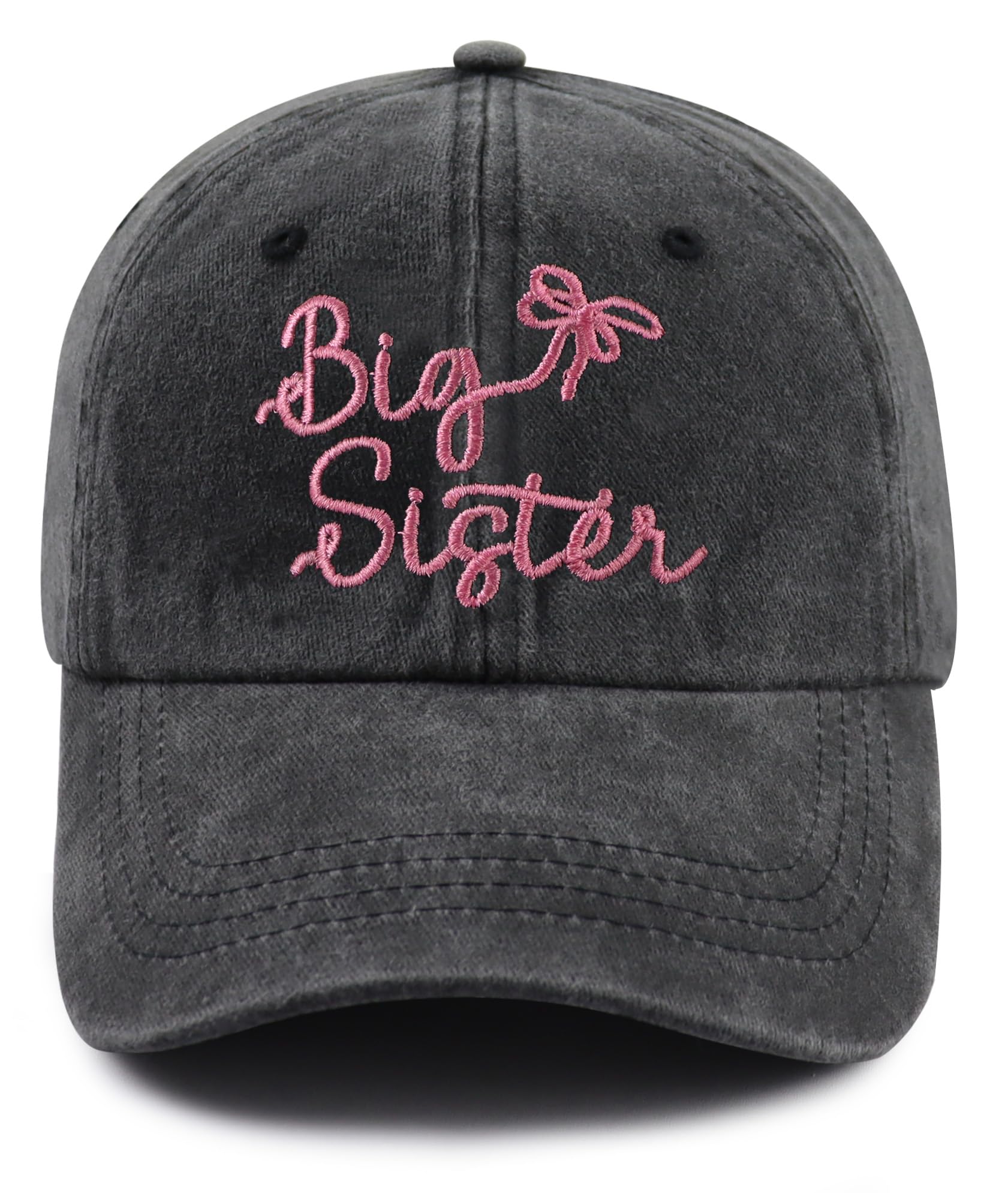Big the Brother Sister Hats for Boys Girls, Funny Adjustable Kids Big bro sis Embroidered Baseball Cap