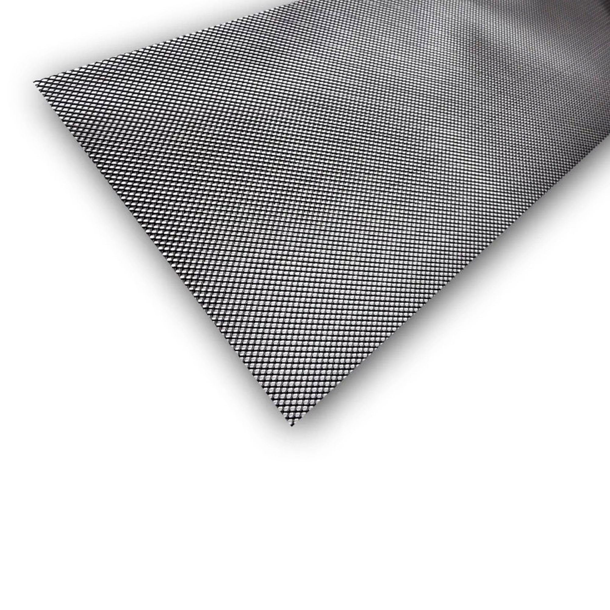 M MOTOS Griglia Sportiva Universale per Tuning Auto Nero Dimensione dell'anello 40x100 cm Dimensione dell'anello 5x3 mm - Lamiera Forata, Auto Tuning - Materiale Flessibile, Facile da Tagliare, Solidi