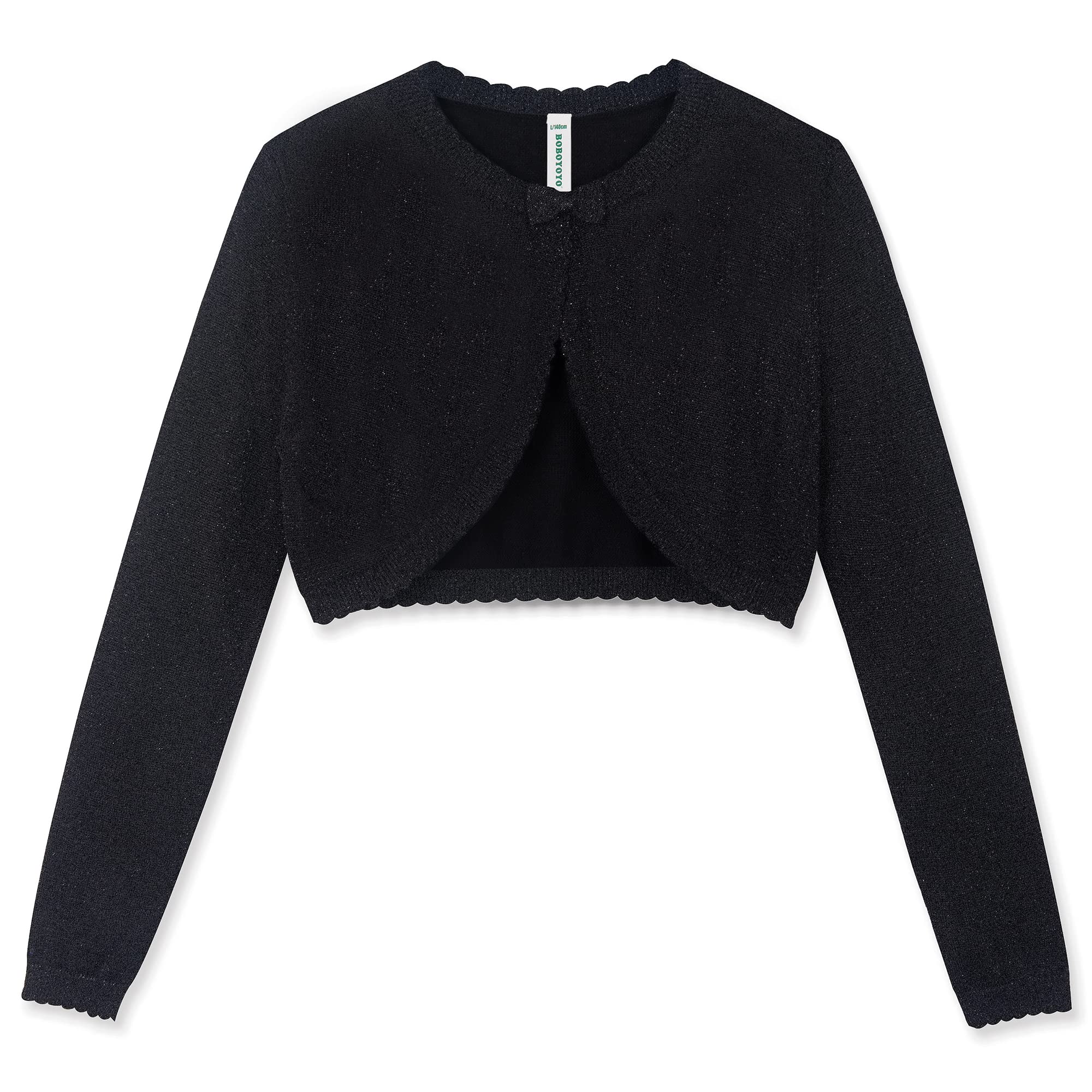 BOBOYOYO Long Sleeve Girls Shrug Knit Girls Cardigan Bolero Dress Sweater