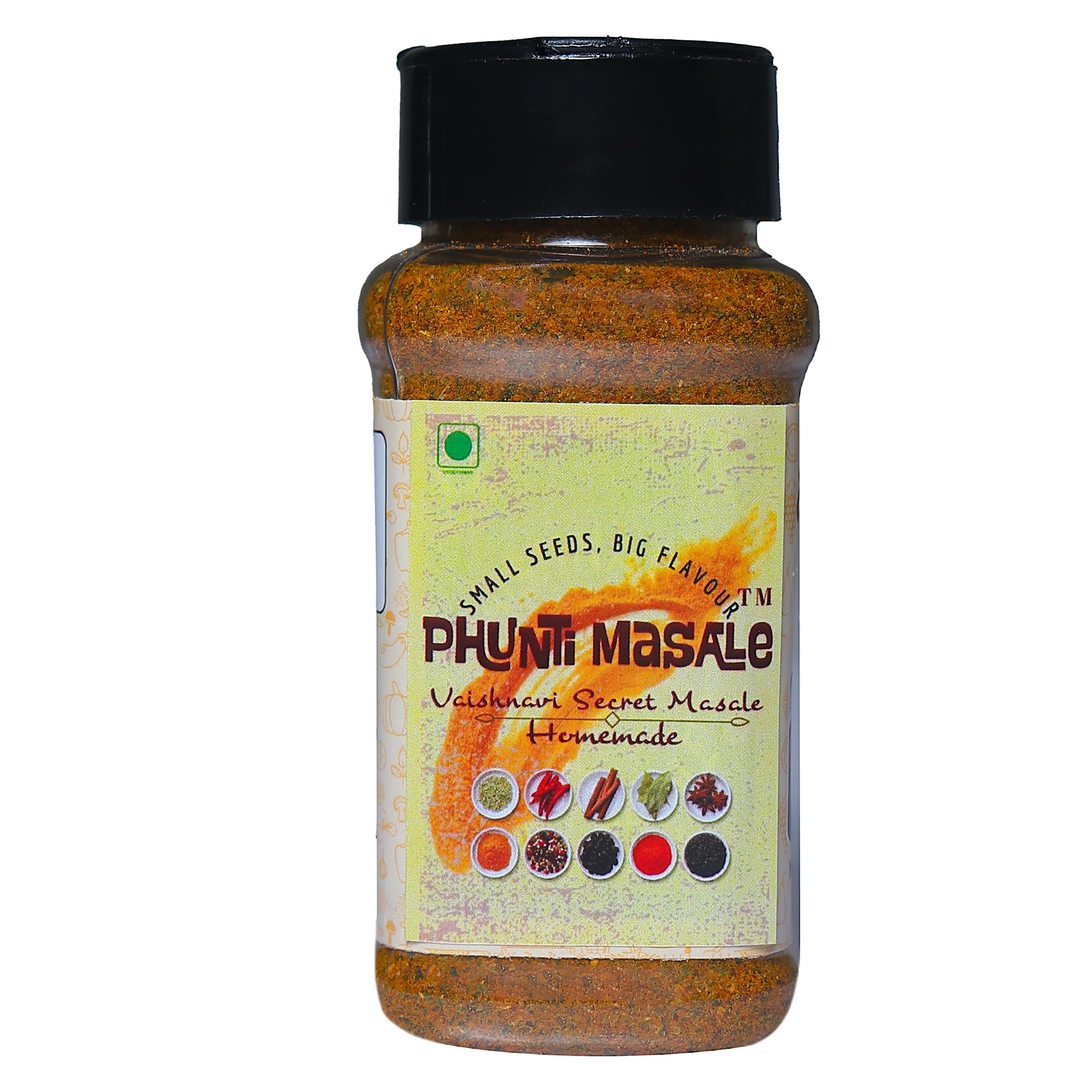 Phunti'S Thepla Masala - Swad Aisa Joh Har Theple Ko Khaas Bana De | Flavor Enhancer For Gujarati Theplas | Add Authentic Gujarati Magic To Your Theplas | 90 Gm - Image 4 thumbnail