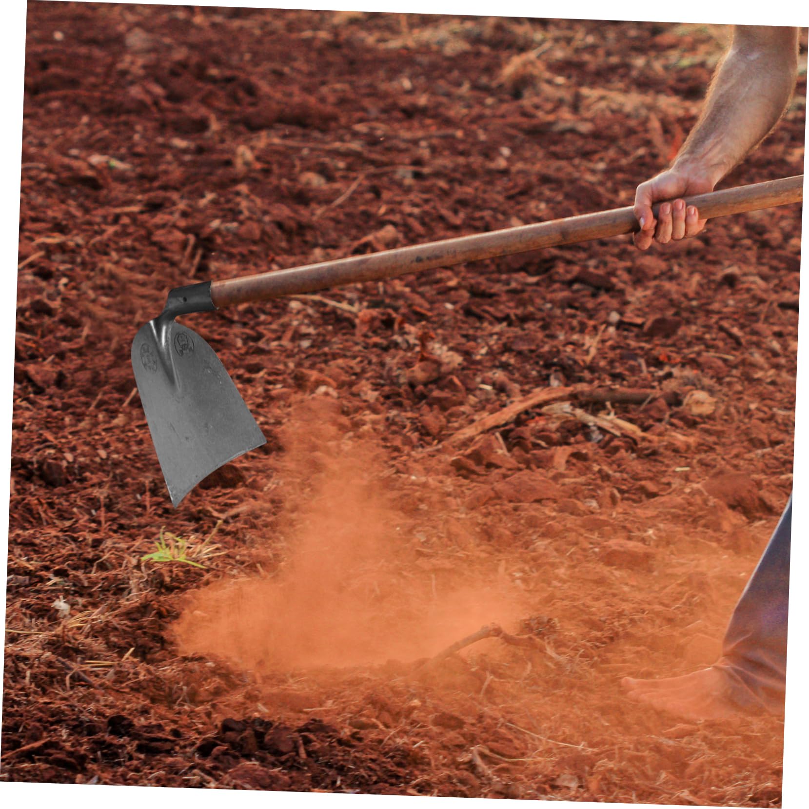 OSALADI Houe De Jardin Acier Manganèse Outil De Labour Et Élargi Pour Maison Moyenne Équipement Agricole Robuste Et Pratique