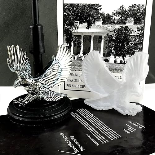 Miniatura 5 de Molde de resina de águila para colgar en la pared, molde de silicona de resina epoxi animal para gabinetes, adornos de pared, decoración del hogar,