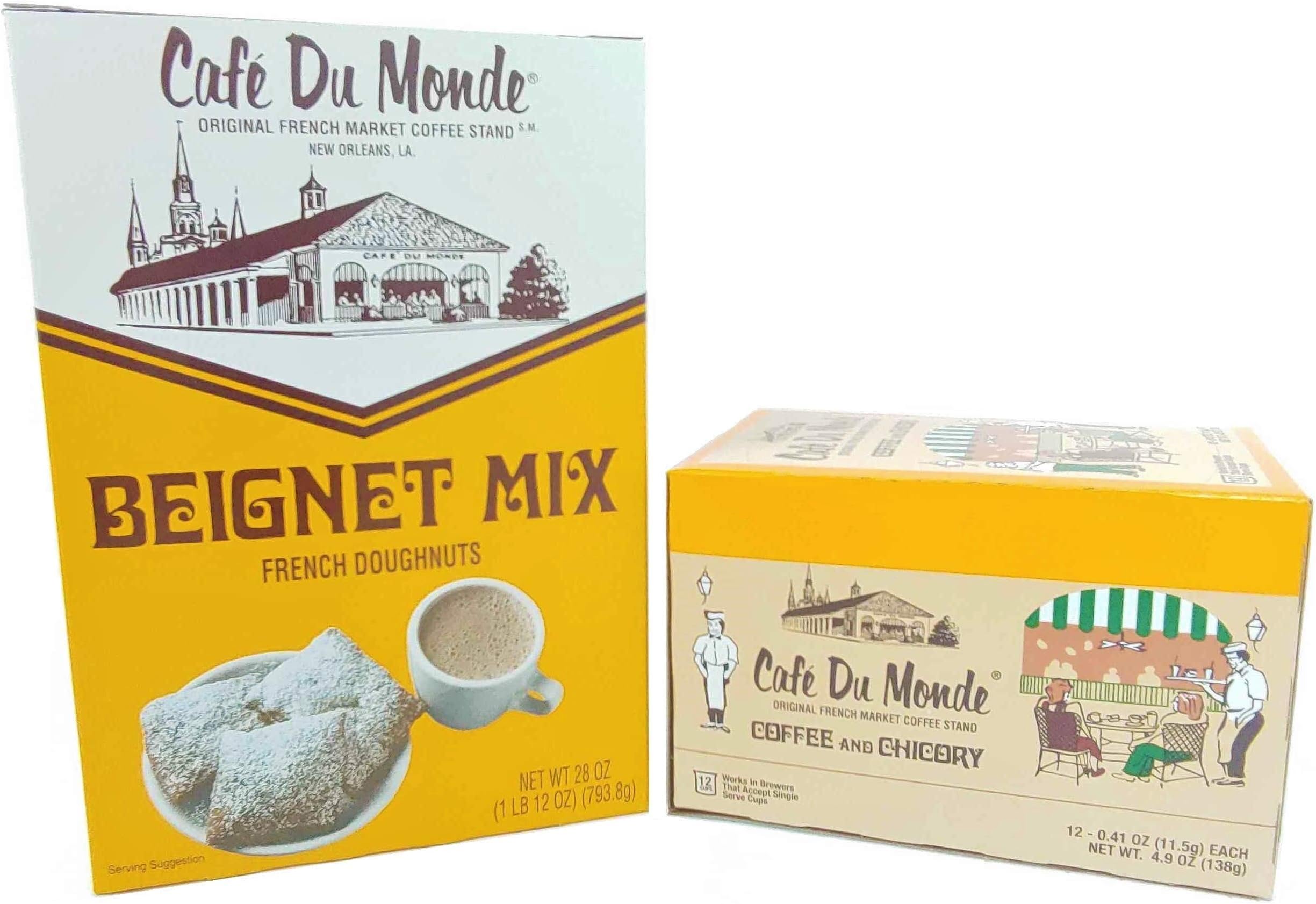 Cafe Du MondeBeignet Mix And Single Serve Coffee & Chicory Boxed Set