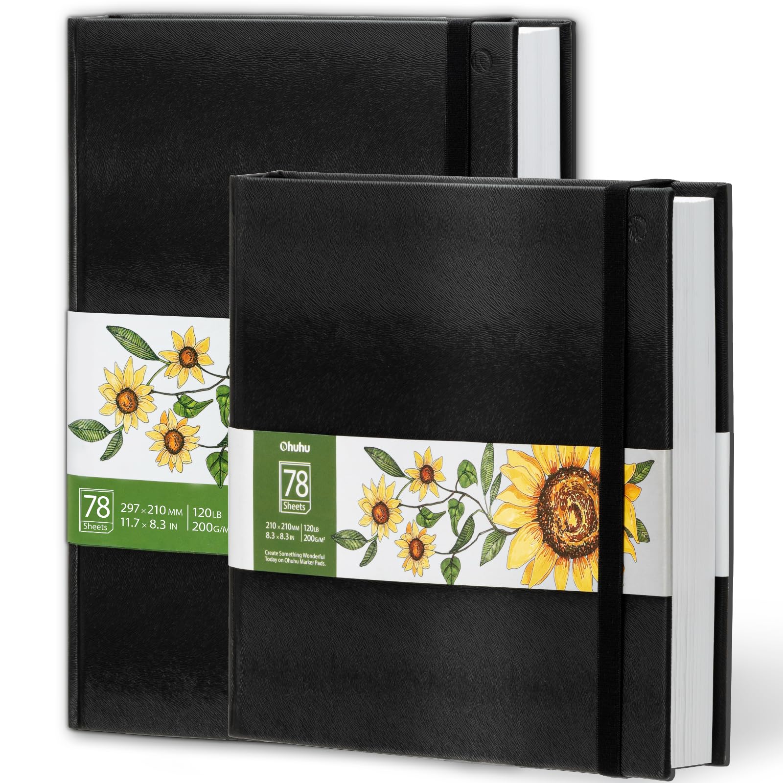 MATSTACKテクスチャーペーパー9冊セット Amazon.com: Ohuhu Sketchbook Marker Paper Pad: 2 Pack 8.3