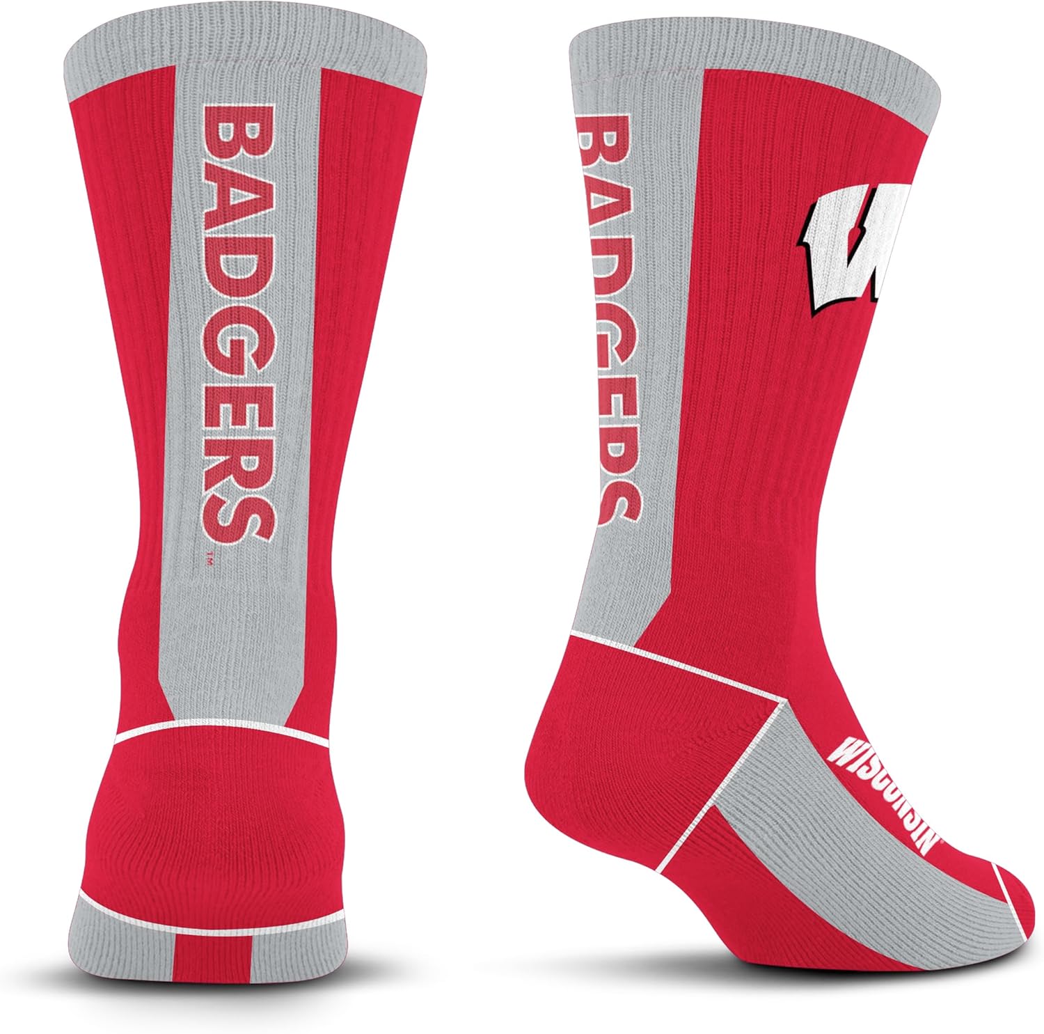 For Bare Feet NCAA Unisex Kids Ncaa Mvp Crew Sock Youth - Image 2