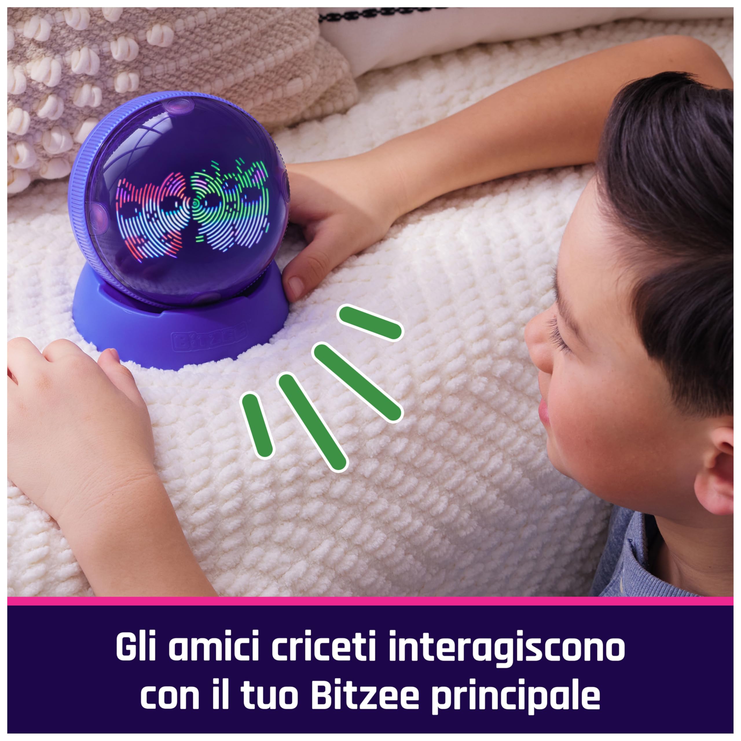 Bitzee, Il tuo Criceto Interattivo, Hamster Ball con Oltre 20 criceti all'Interno da Collezionare, rotola e reagisce al Tocco, Cucciolo Digitale e Giocattolo per Bambini e Bambine dai 5 Anni in su