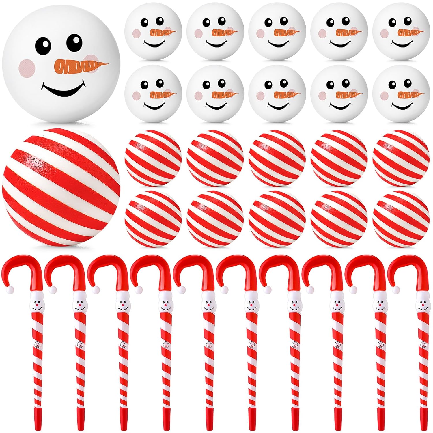 Zhanmai 48 Pcs Christmas Gifts Bulk Included 24 Christmas Pens Candy Cane Pens 24 Funny Stress Balls for Adults Snow Balls Candy Cane Stress Toys Christmas Party Favors for Stocking Fillers Gifts Zhanmai 48 Pcs Christmas Gifts Bulk Included 24 Christmas Pens Candy Cane Pens 24 Funny Stress Balls for Adults Snow Balls Candy Cane Stress Toys Christmas Party Favors for Stocking Fillers Gifts