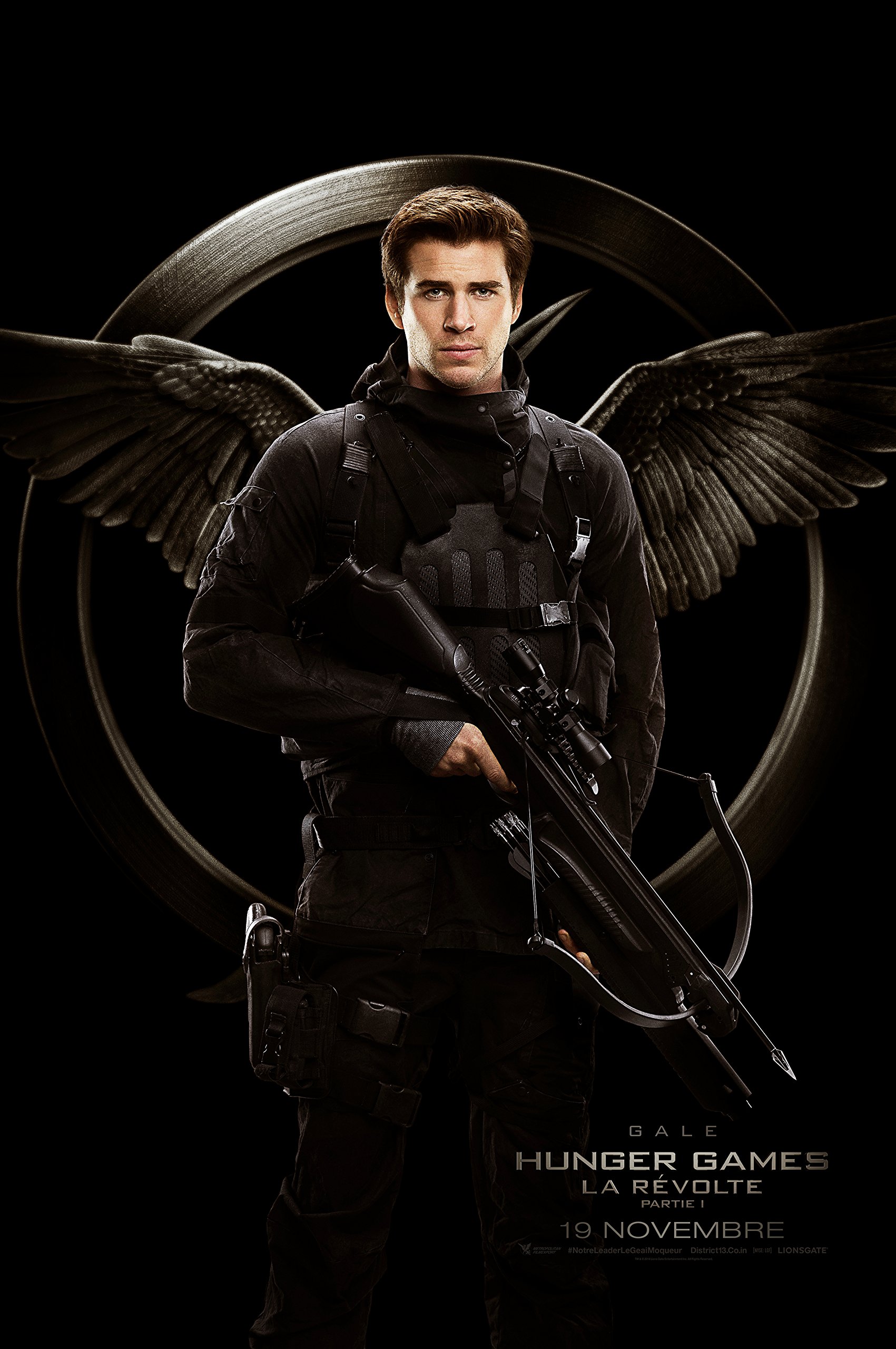 Affiche Hunger Games La Révolte Gale 120x160 cm poster cinéma original de 2015