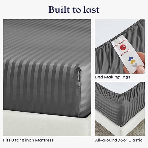 Miniatura 4 de California Design Den - Juego de sábanas de 500 hilos