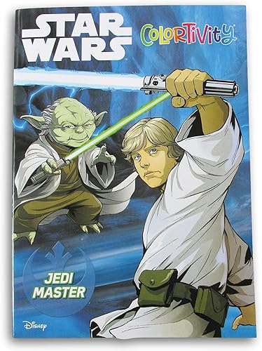 Star Wars Jedi Master Libro de actividades para colorear - 80 páginas