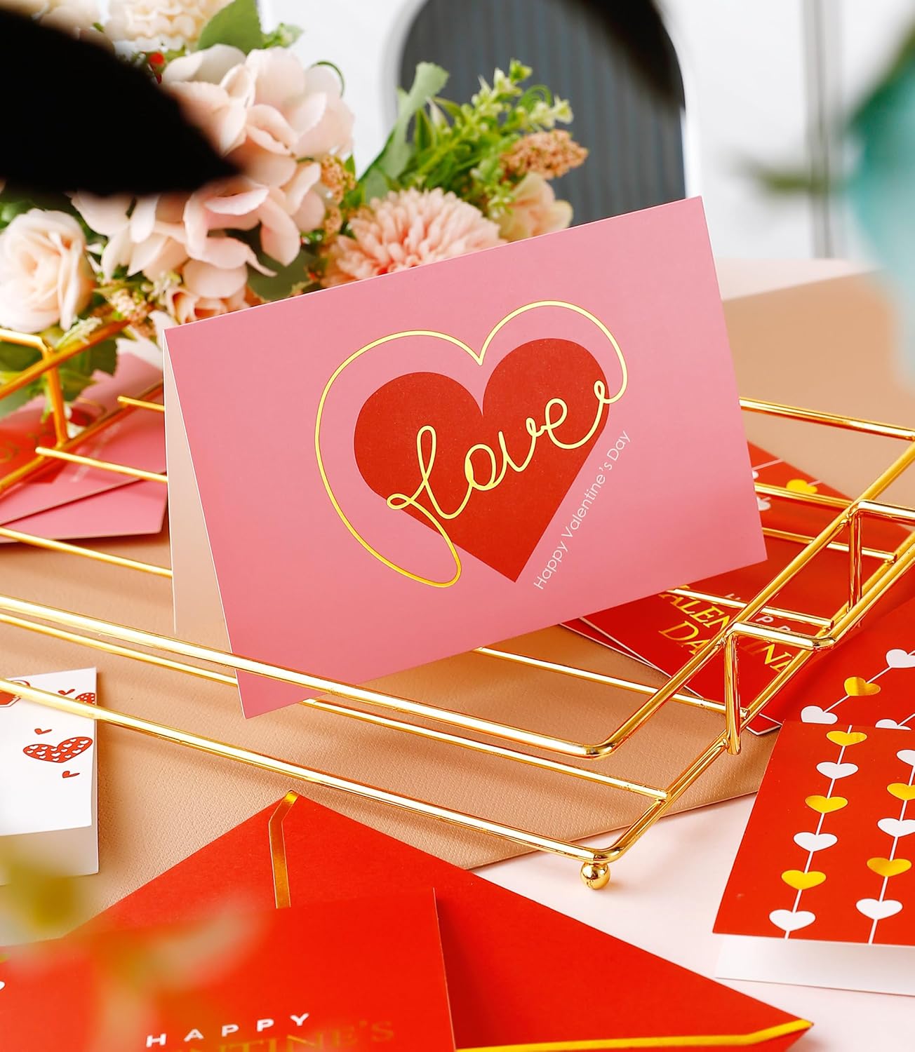 Valentine Cards Boxed with Envelopes - 36 PK - Bulk Valentine's Day Cards for Adults 4 x 6 Inches Blank Vintage Valentine Cards for Husband Wife Him Her - Image 4