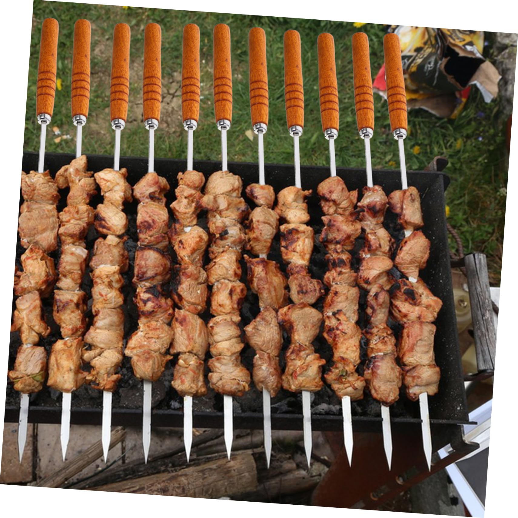 G & F Products Spiedini per barbecue, 58,4 x 5/8, in acciaio