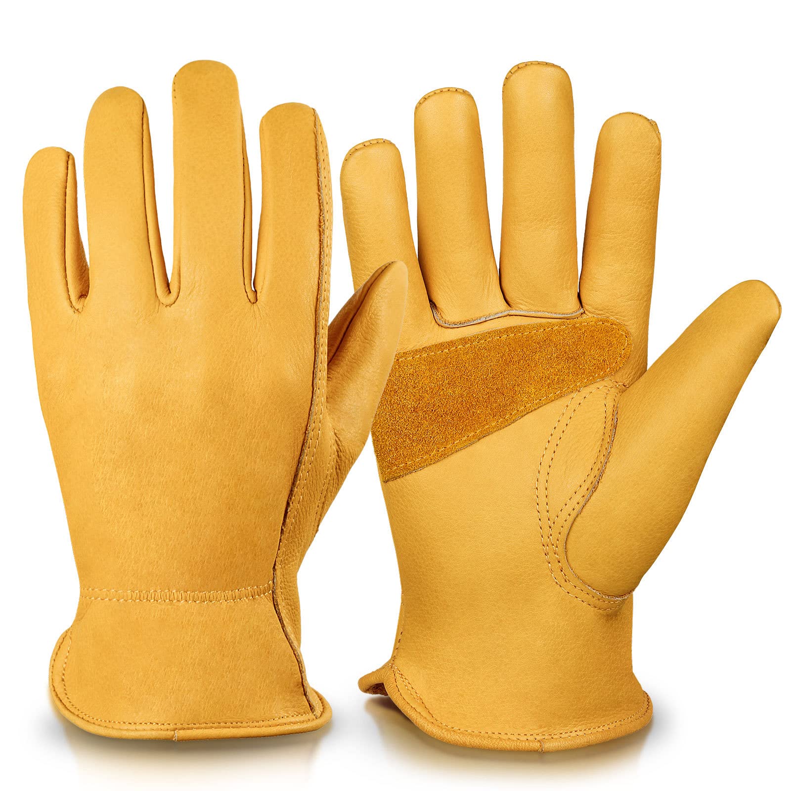 Gants de Travail en Jardinage Cuir Confort Preuve Épine Gants de Jardinage Plantation Gants de Jardin pour Le Jardinage et Les Tâches Ménagères pour Femmes et Hommes
