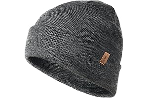 FURTALK Winter Knitted Beanie for Men - Stylish Comfort for Cold Days