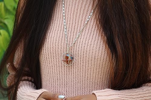 Miniatura 4 de Jet Chakra Star Spinning Merkaba Colgante Geometría Sagrada Platónica Sólida Sanación Genuina Cristal Genuino Metafísico Espiritual Chakra