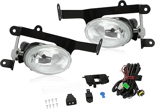 HECASA Faros antiniebla compatibles con Honda Civic 2Dr Coupe 2006-2008, faros antiniebla de conducción con par de interruptores de repuesto para