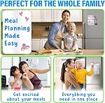 Magnetic Dry Erase Whiteboard Sheet for Fridge - 30x20 cm - Stain-Resistant with 3 Markers & Big Eraser with Magnets - Small Refrigerator White Board Planner & Organiser - by Yes4Quality