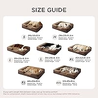 Vista 7 de Bedsure Camas ortopédicas para perros pequeños, cama lavable para perros pequeños y gatos, impermeable, cómodo sofá couchpara mascotas con funda