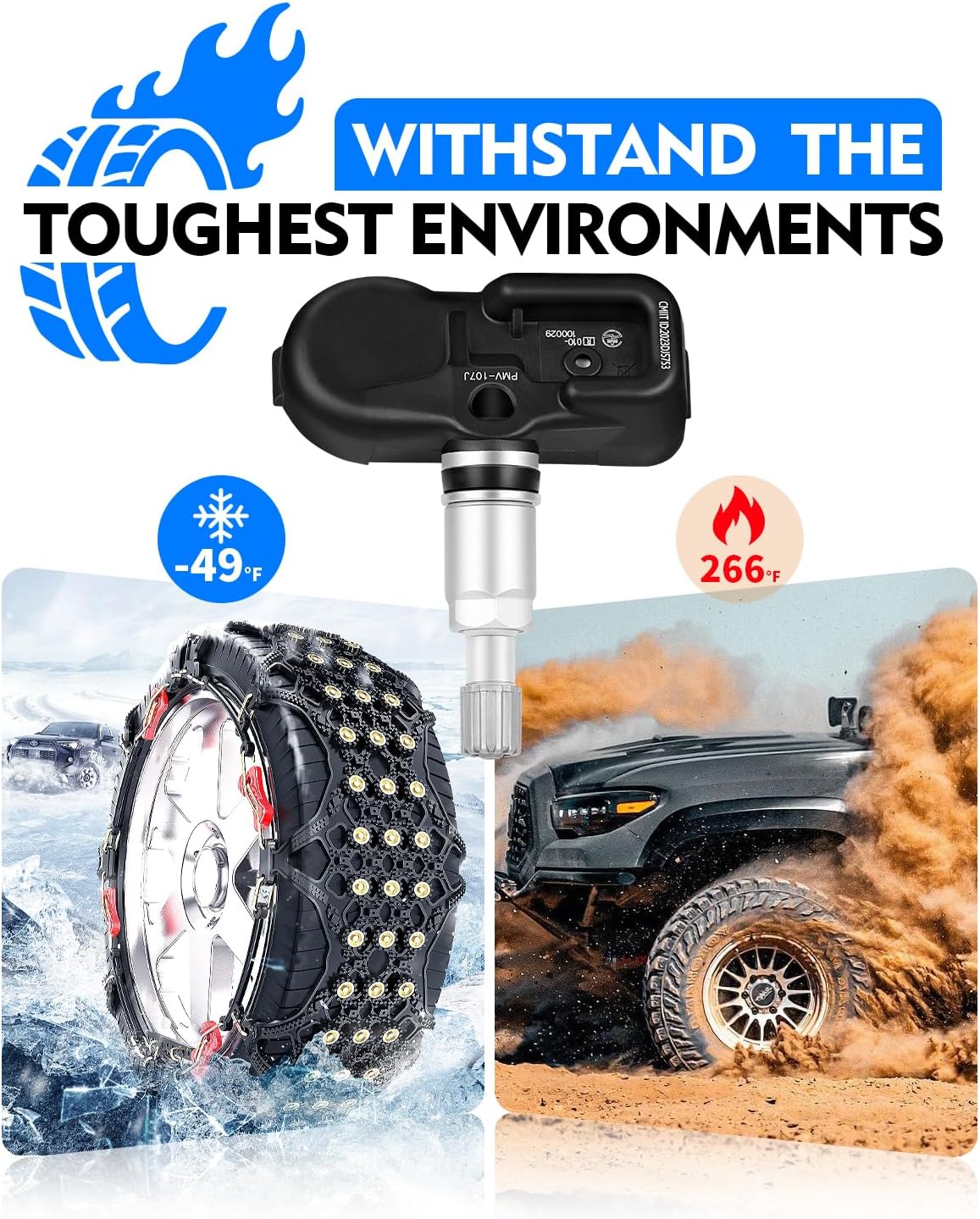 Pre-Programed TPMS Sensor for:-Lexus IS250 2006-2015 IS350, for:-Toyota Tacoma Camry Tundra for:-RAV4 Corolla, 315MHz Tire Pressure Monitoring System Sensors, 4260706011 (4 PCS)