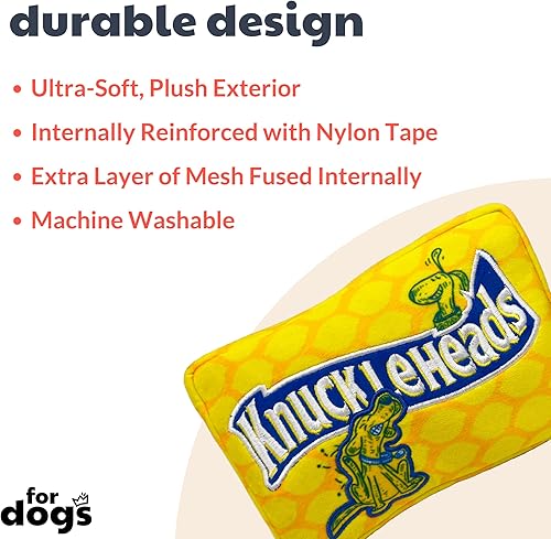Miniatura 3 de Huxley & Kent para perros | Knuckleheads (grande) | Juguete de caramelo de Halloween para perros con chirriante | Regalo divertido para perros |