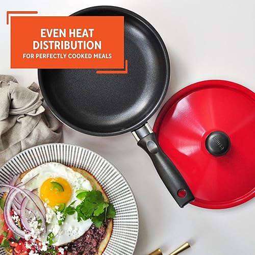 Miniatura 5 de Imusa Cacerola con tapa y asa STD negro rojo o azul