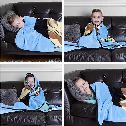 Miniatura 4 de Franco Ropa de cama de felpa suave para niños, manta de micro raschel, 46 x 60 pulgadas, Avatar The Last Airbender