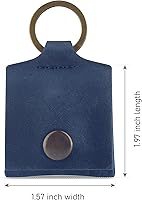 Vista 20 de Soporte de cuero para llavero, funda de viaje para anillo de boda, soporte para anillo de compromiso, bolsa para anillos, soporte para anillos